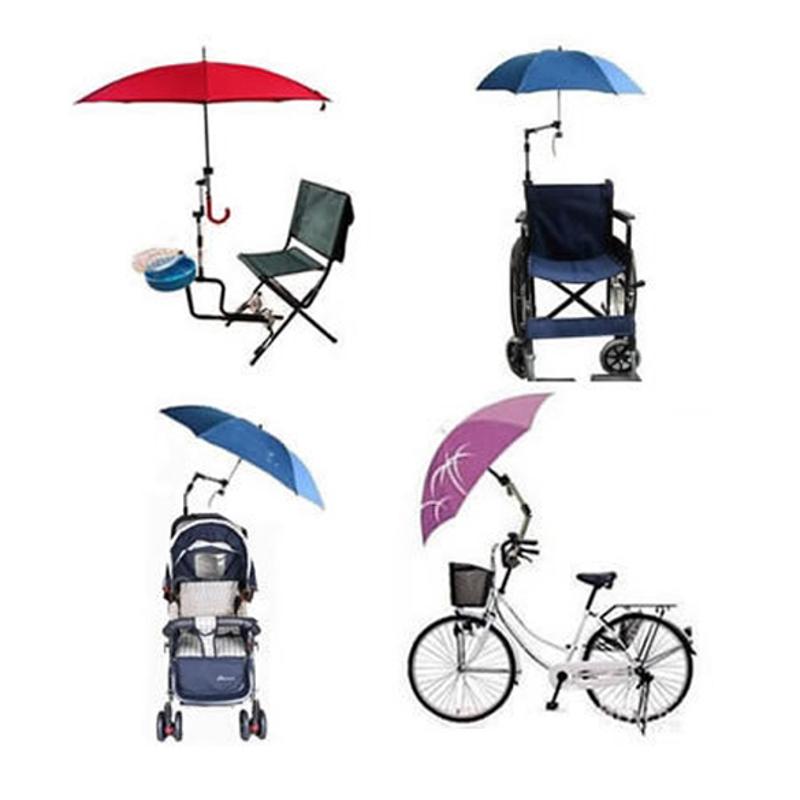 mountain bike Road bicycle Wheelchair Bicycle Pram Swivel Umbrella Connector Stroller Umbrella Holder,Rain Gear Tool Any Angle