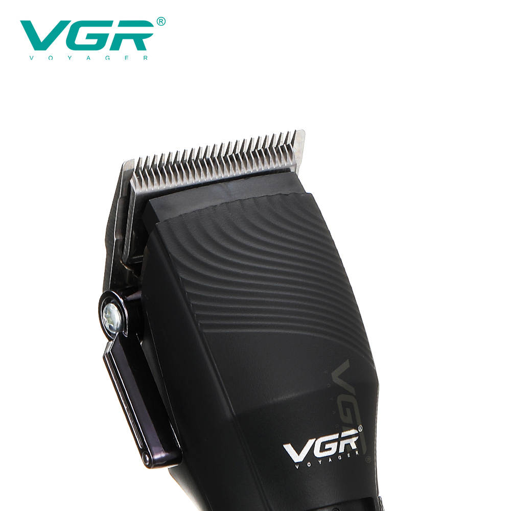 High Quality VGR Electrical Professional  Hair Cutter  for Men - Barber Supplies- Cordless Hair Clippers- LED Display- USB Charging- Model V-280 (GOLD, BLCACK))