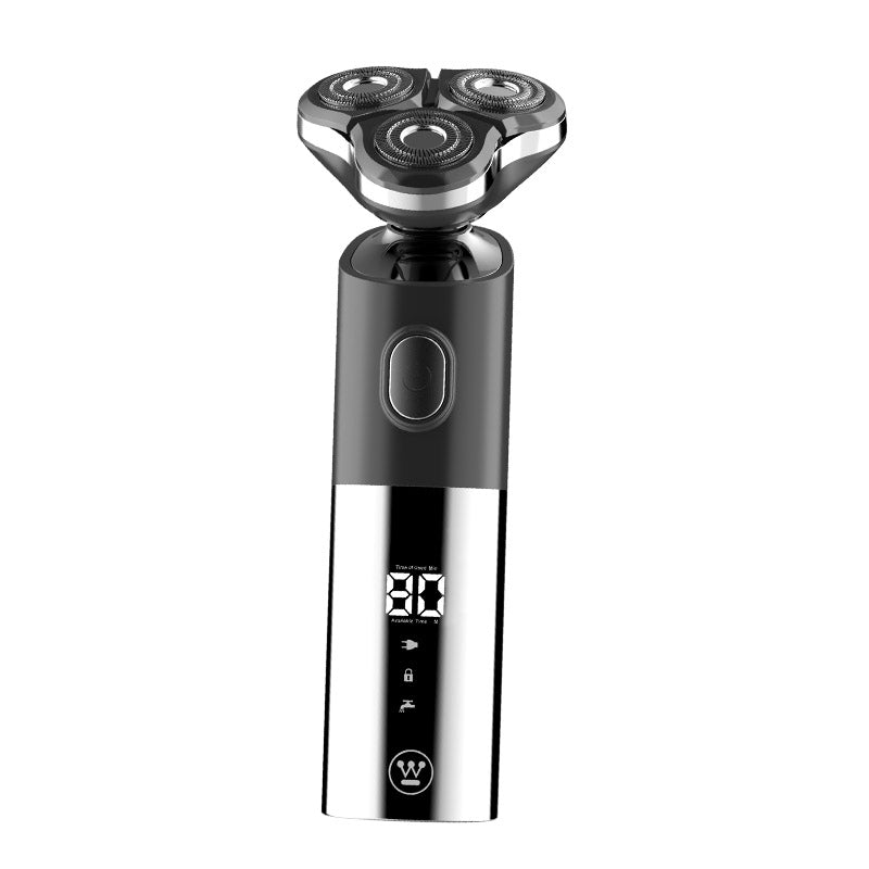 Durable Good Quality  Electric Rechargeable  Waterproof 3 Head, Dry /Wet Men Shaver