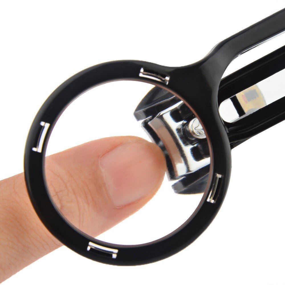 Magnifier Finger nail Clipper Toenail Toe Finger Nail Cutter Scissor